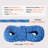 10.2mm Dynamic Climbing Rope, 40M(131ft) Outdoor Rock Climbing Rope 25KN Breaking Tension
