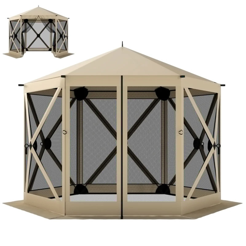 Tente d'extérieur avec abri de jardin