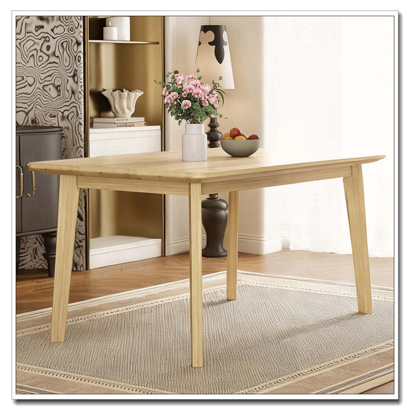Rustic Farmhouse DiningTable, Natural