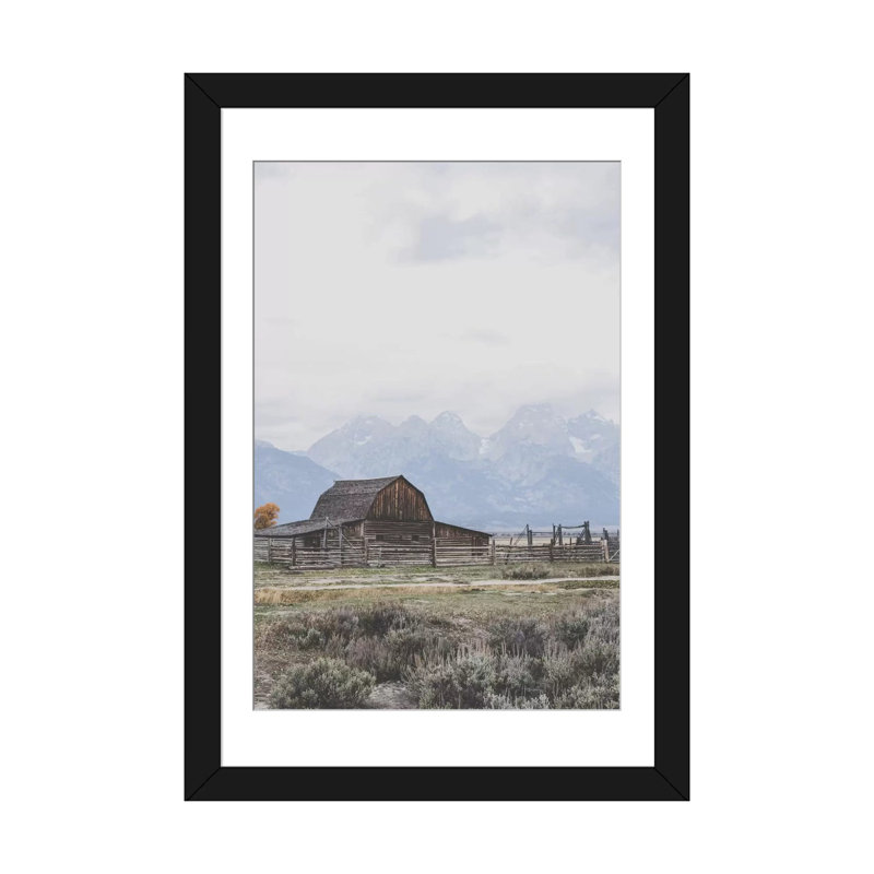 Reproduction d’art sur toile tendue, "grand tetons, wyoming i" par luke anthony gram, H 32 po x l 24 po x P 1 po, Blanc