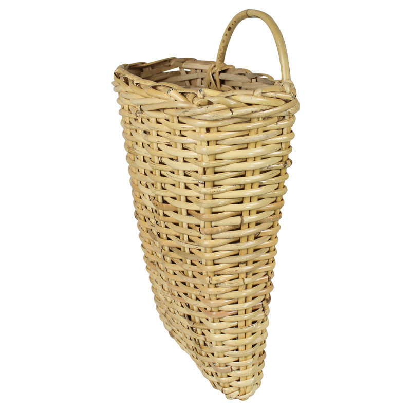 Wall Basket, Rattan