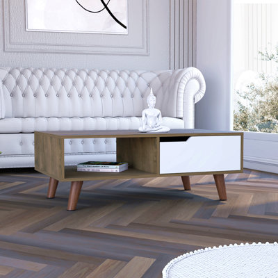 Table basse Oslo, un tiroir, quatre pieds Oslo