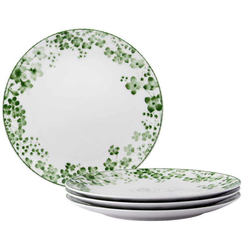 Noritake Bloomington Road Dinner Plates, 10-1/2", Green