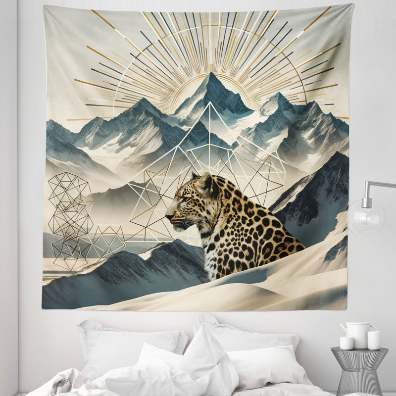 Tapisserie en microfibre, H 88 po x l 88 po