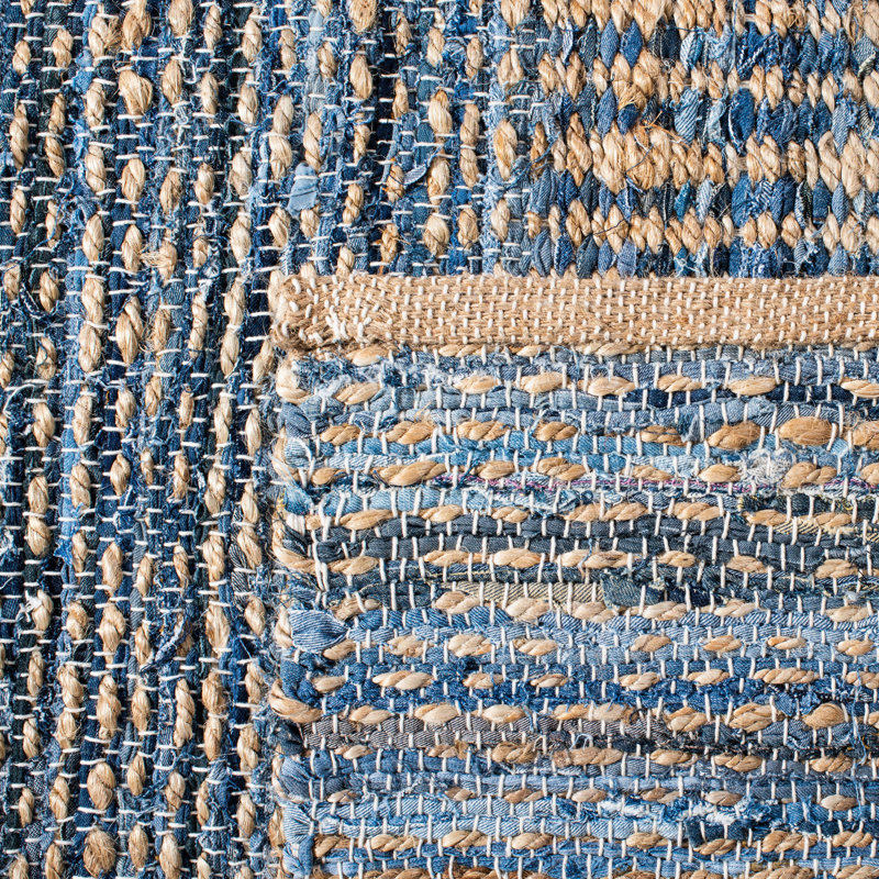 Pauleth Cape Cod Hand Woven Jute Rug, Square 5'