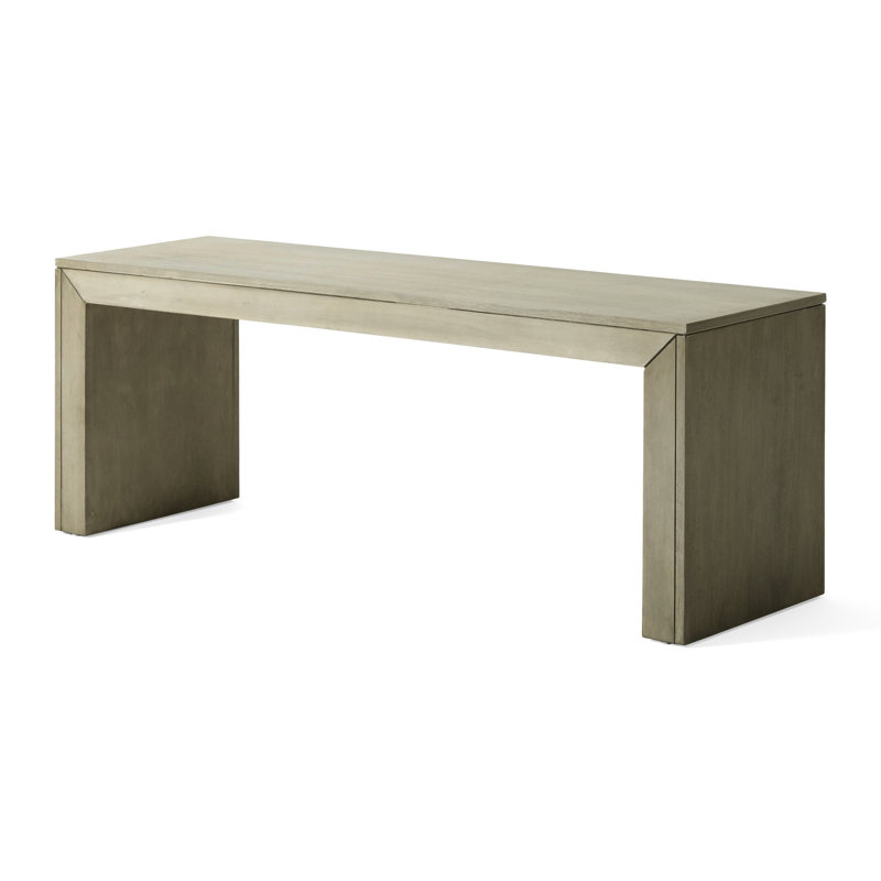 Style, bois, banc, salle à manger, 48 po, 15 po, 18 po, aspect chêne à la main, motif, l, grains naturels