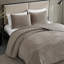 Vera Wang Crushed Velvet Brown Reversible Quilt Set-1481088772