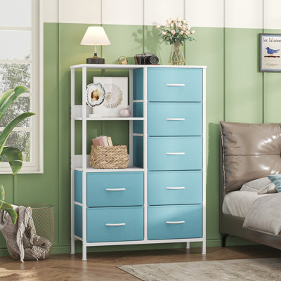 Metal 30cm W 7 - Drawer Chest of Drawers