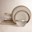 Poise 12 Piece Stoneware Dinnerware Sets ,service For 4