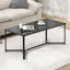 100cm Glass Top Console Table-732883845