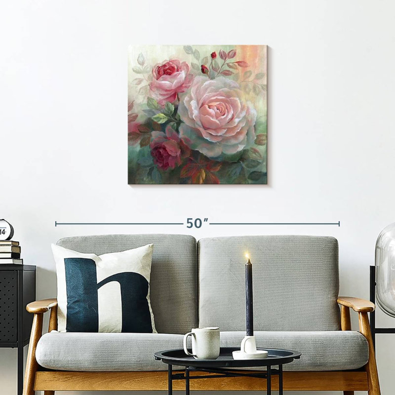 Bouquet de roses blanches Harnek II, H 24 po x l 24 po