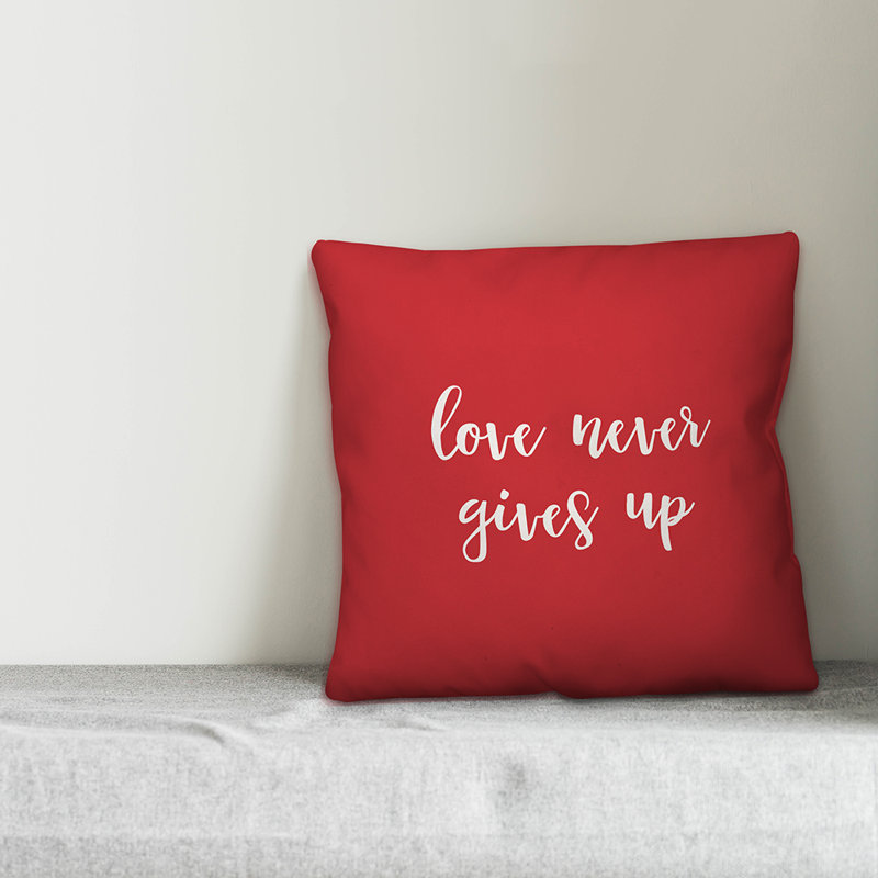 Throw Pillow, Throw Pillow, Red/White