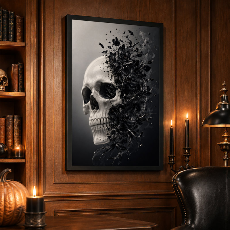 Art mural sur toile Halloween, H 24 po x l 16 po