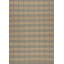Plaid Area Rug in Brown/Gray