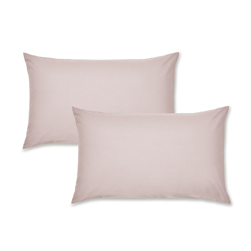 Easy Iron Percale Housewife Pillowcase, Pink