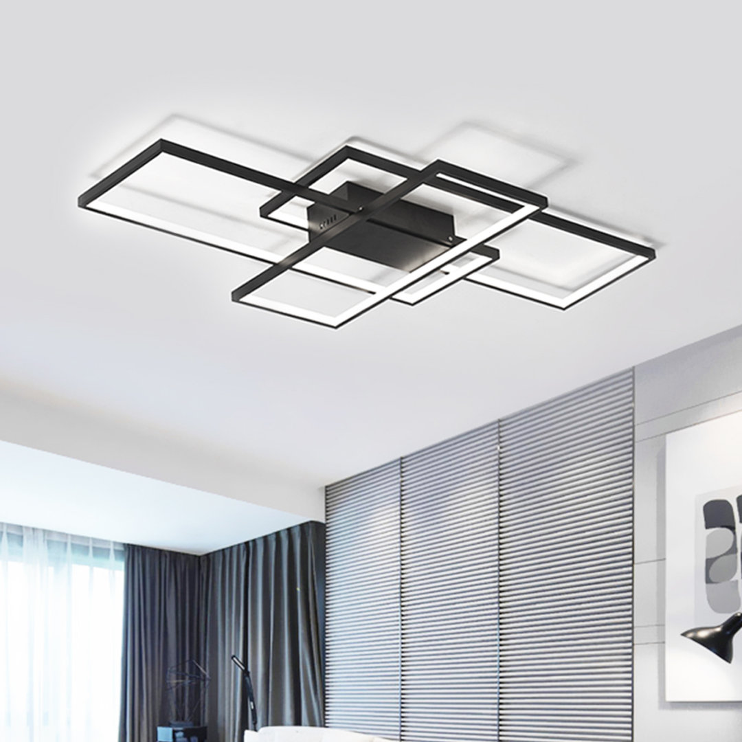 Arlyn 3 - Light Rectangle Acrylic LED Flush Mount