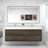 Azden 70.6" Wall-Mounted Double Bathroom Vanity Set-907666607