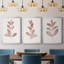 «Red Leaf I», toile encadrée de qualité supérieure - prête à être accrochée-69981654-69981656