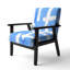 Inbar - Crossing Paths II - Fauteuil d'appoint rembourré moderne-1134508490