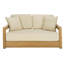 Montford Teak Loveseat with Cushions-1642054031