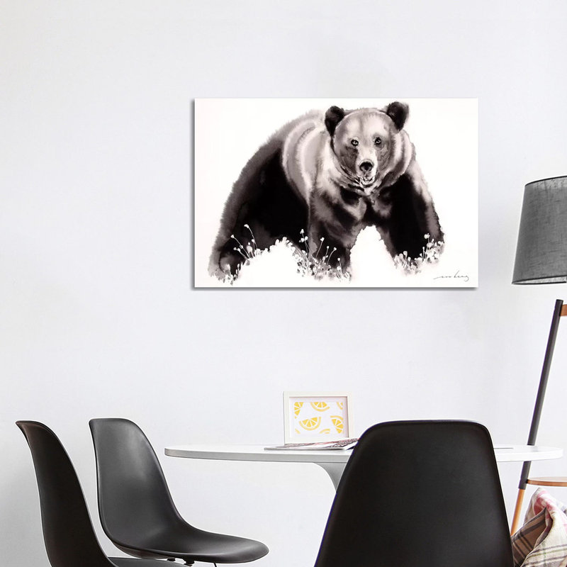 Brown Bear by Soo Beng Lim - Wrapped Canvas Gallery-Wrapped Canvas Giclée, 30.48 cm H x 45.72 cm W