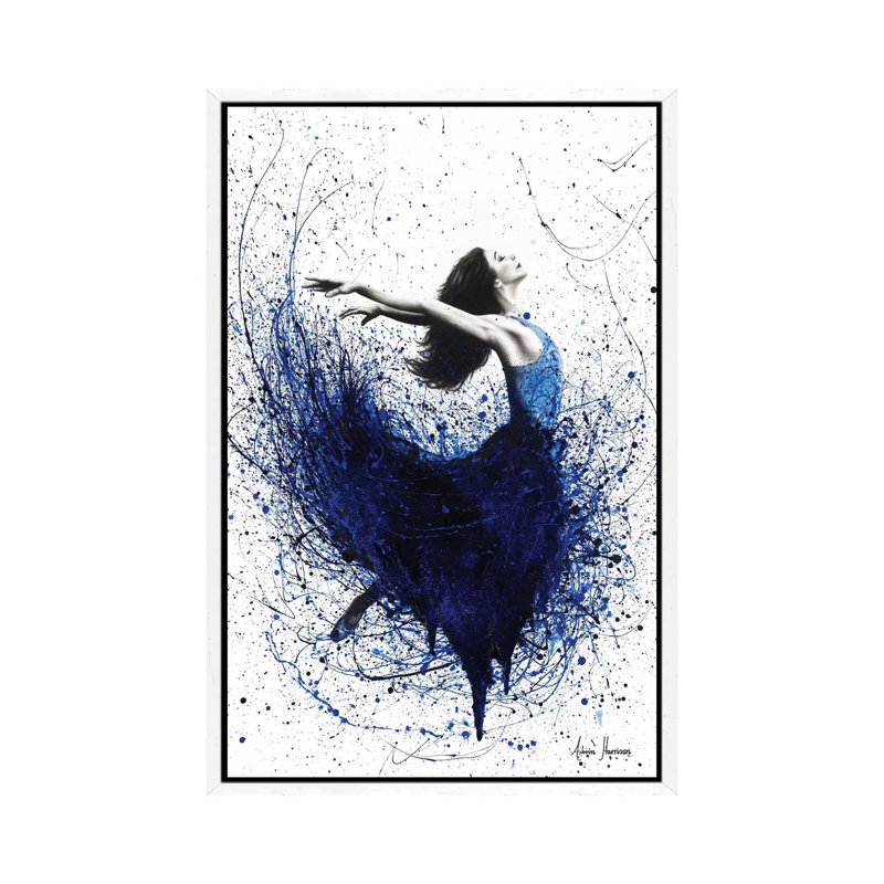 Deep Sea Dancer by Ashvin Harrison - Print on Canvas, 152.5 cm H x 101.5 cm W, White Framed