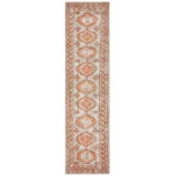 Tribal Elegance Orange/Rust/Grey Hand-Knotted Wool Area Rug