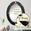 Sophus - Miroir mural moderne ovale-1981348331