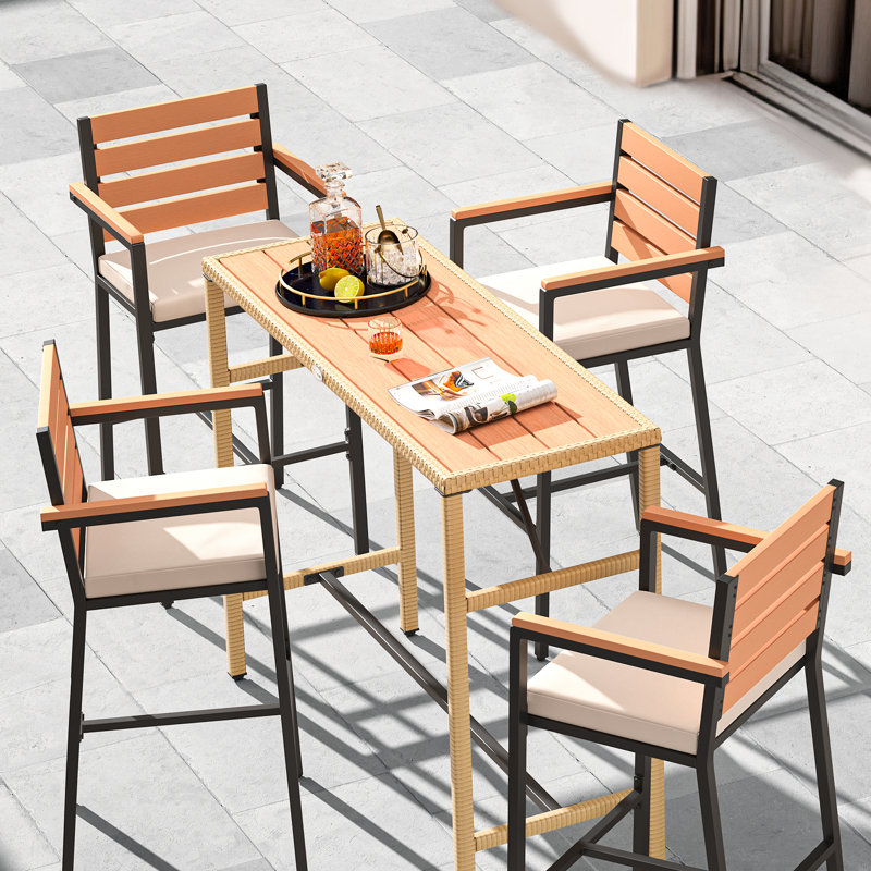 Ensemble de table de bar d'extérieur 5 pièces Latitude Run®, 4
