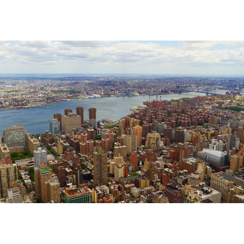 View Of New York City - Wrapped Canvas Print, 30cm H x 46cm W x 3.8cm D