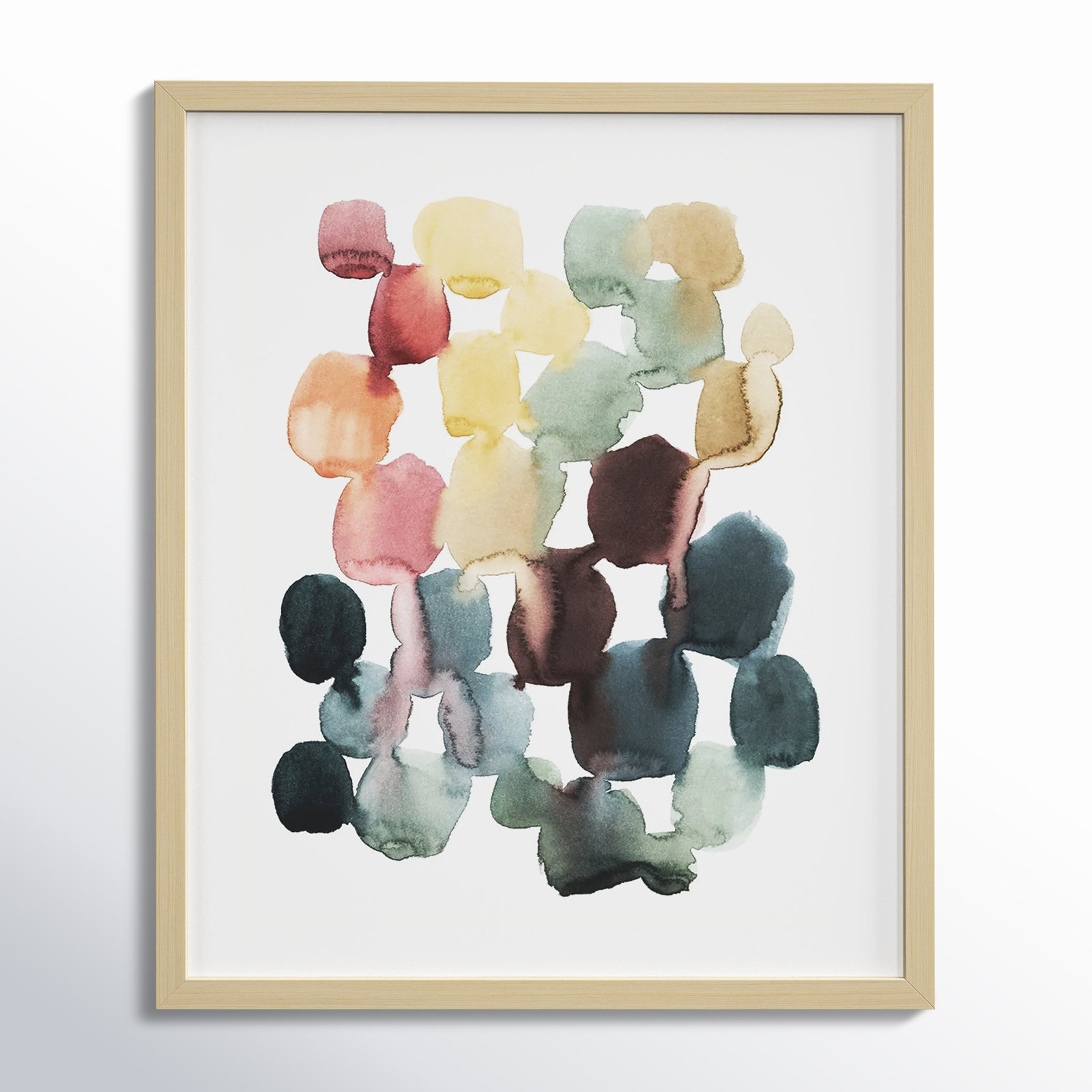 Desert Stones II Print by Grace Popp, Natural Framed Paper, 25" H x 21" W
