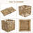 Water Hyacinth Seagrass Storage Basket