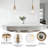 1-light Hammered Glass Globe Pendant Light