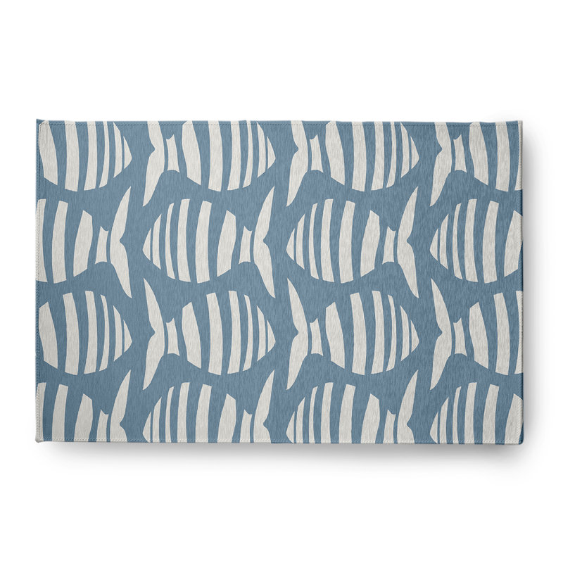 Tapis bleu Loreto, Rectangle 4 pi x 6 pi