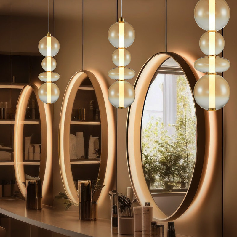 Chima 1 - Light LED Novelty Pendant, Gold colours