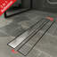 Jabes 11cm Linear Grid Shower Drain-755865264