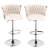 "Luxury Velvet Swivel Bar Stools - Adjustable Height, 360° Rotation & 350 lbs Capacity for Kitchen/Bar-47654293-48192511