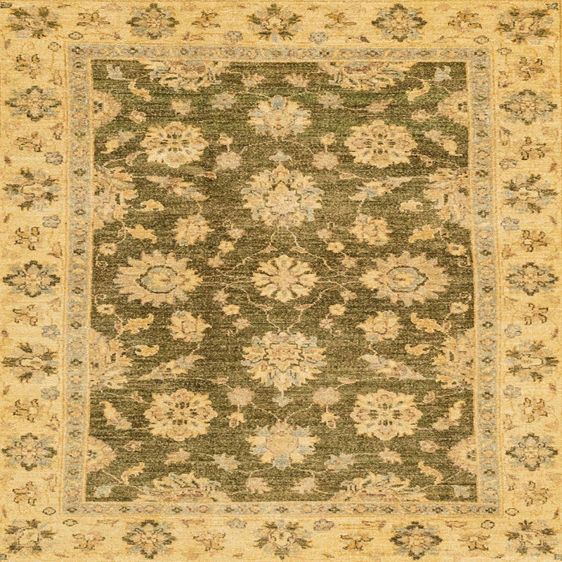 Tapis abstrait moderne 2989, Carré 4 pi