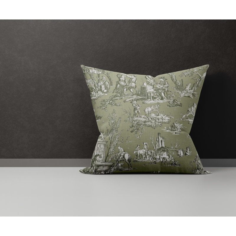  Housse de coussin en coton Eloise, L 15 po x H 15 po, Jaune