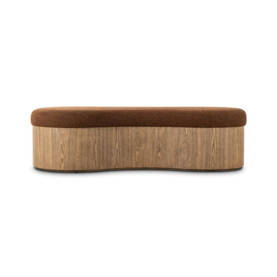 Elanie CELESTE Polyester Upholstered Bench