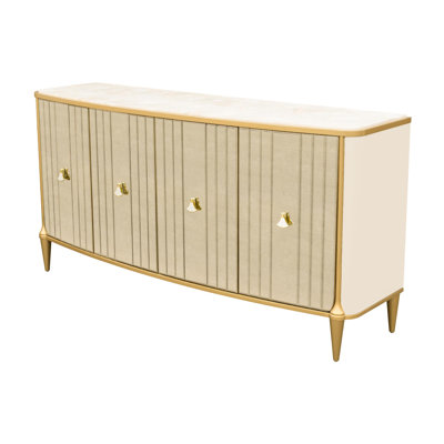 Buffet carré Scotts - Champagne clair