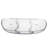 Medico Oblong Glass Tray 3 Section-1711752416