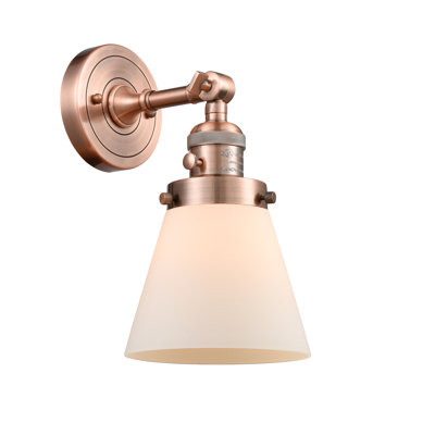 Cone 1 Light Sconce
