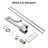 Single-Hole Single-Handle Bathroom Faucet with Drain Assembly