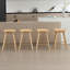 Tabouret de comptoir en bois massif avec repose-pieds 24,25 po H (ensemble de 4)-872268212
