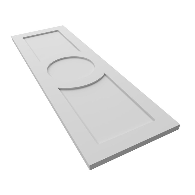 Volets EnduraCore Composite Center, 18"W, 58"H, Blanc