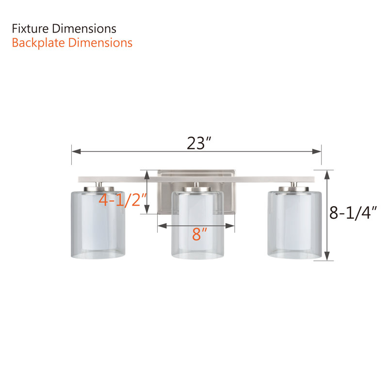 Thameslink 3 - Light Dimmable Vanity Light