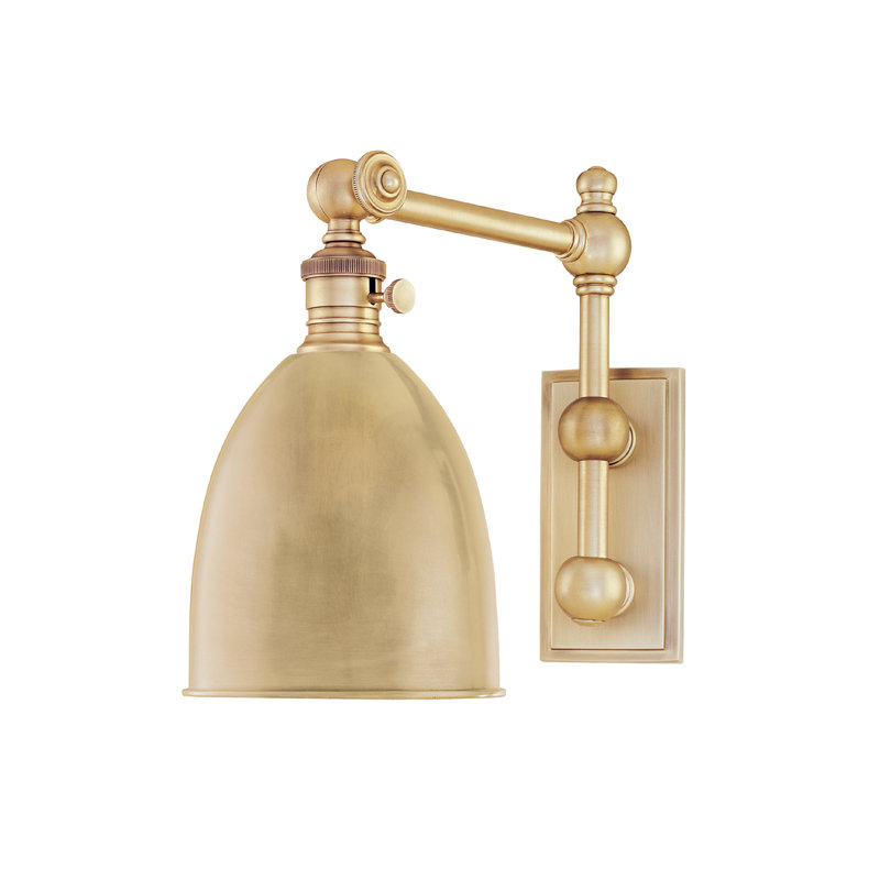 Monroe 1 - Light Swing Arm, Aged Brass