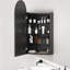 40mm W 80mm H Wall Mounted Required Framed Medicine Cabinet Mirror-271325161