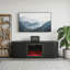 Meuble télé avec foyer Mid-Century-976562799
